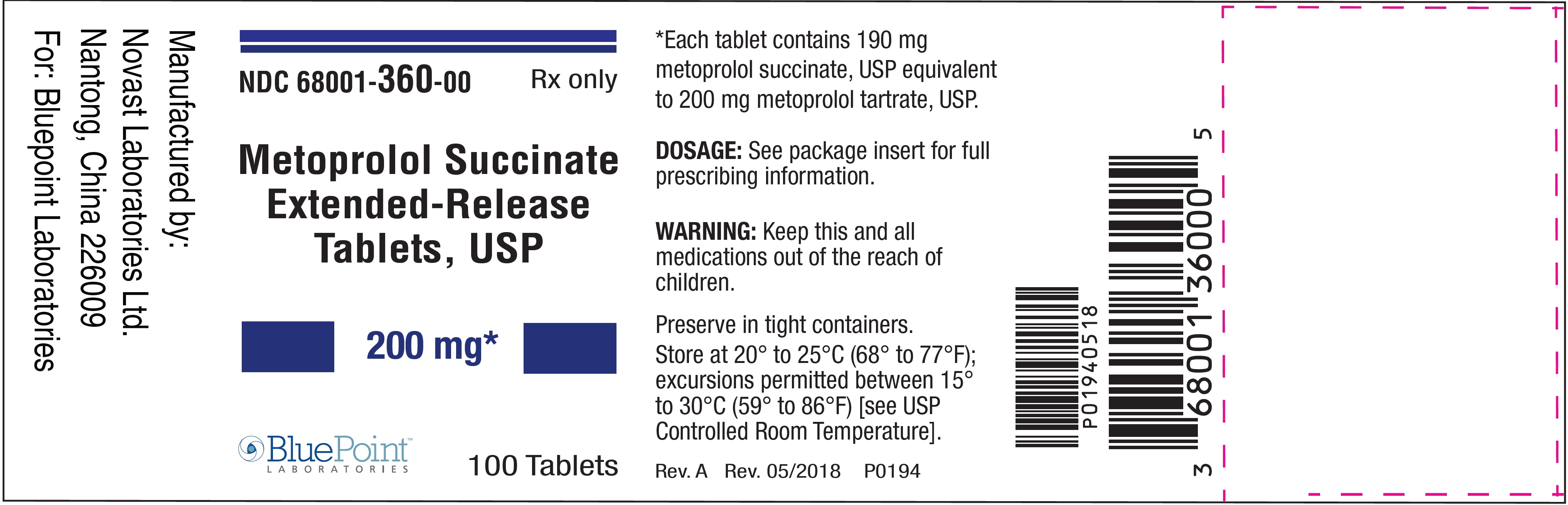 Metoprolol Succinate Package Insert Drugs